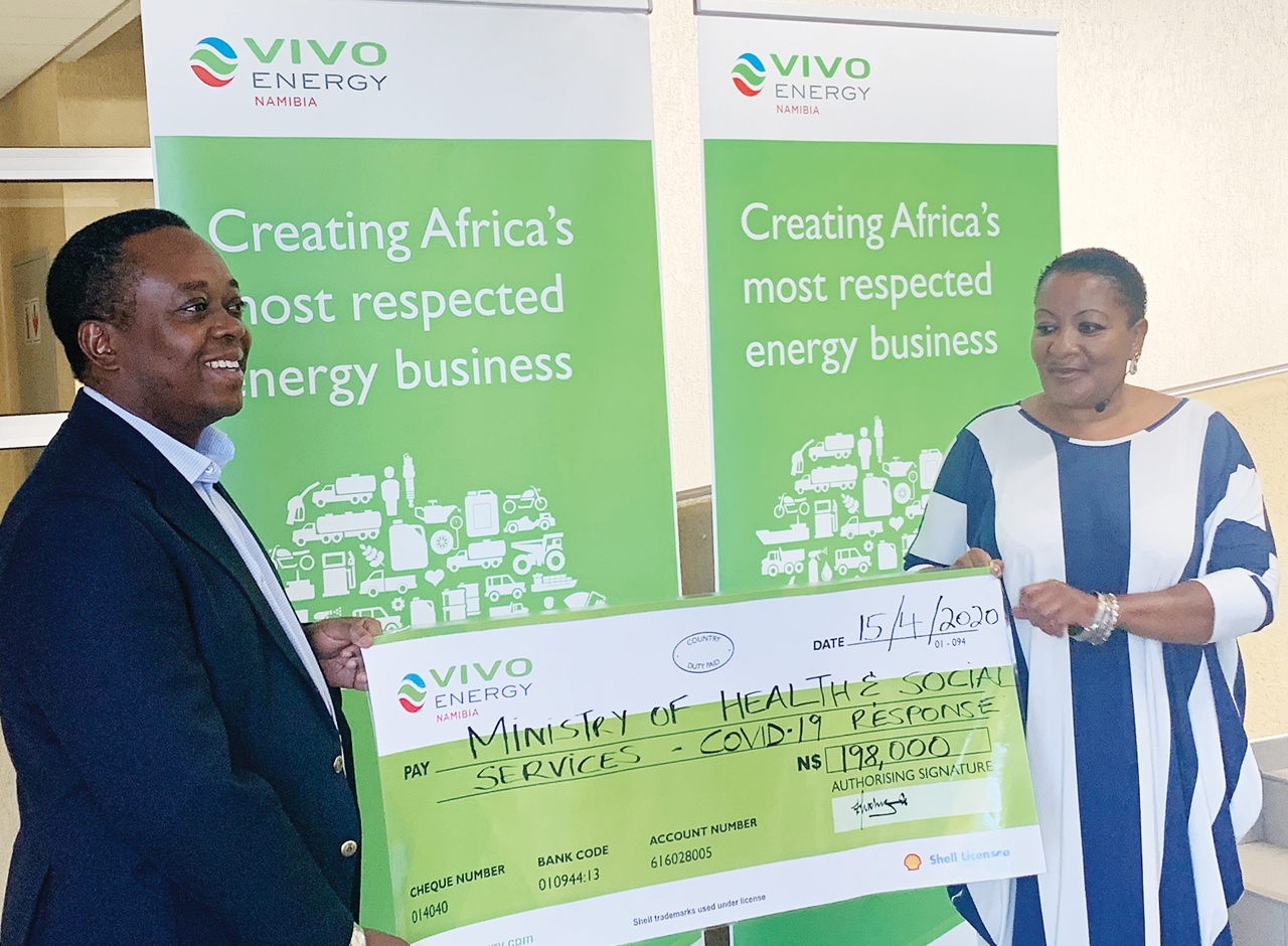 Vivo Energy Namibia boosts COVID-19 Fight with fuel donation