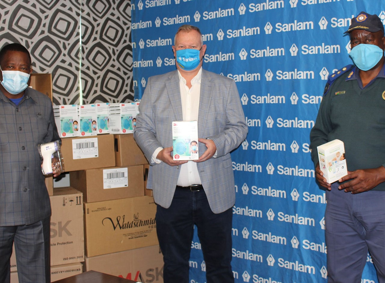 Sanlam donates Protective and Screening equipment