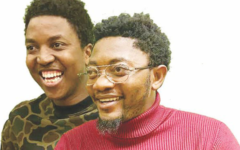 Nauyoma and Amushelelo in project black emancipation