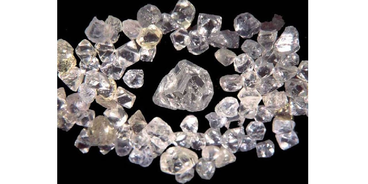 Q1 diamond production stood at 600 000 carats