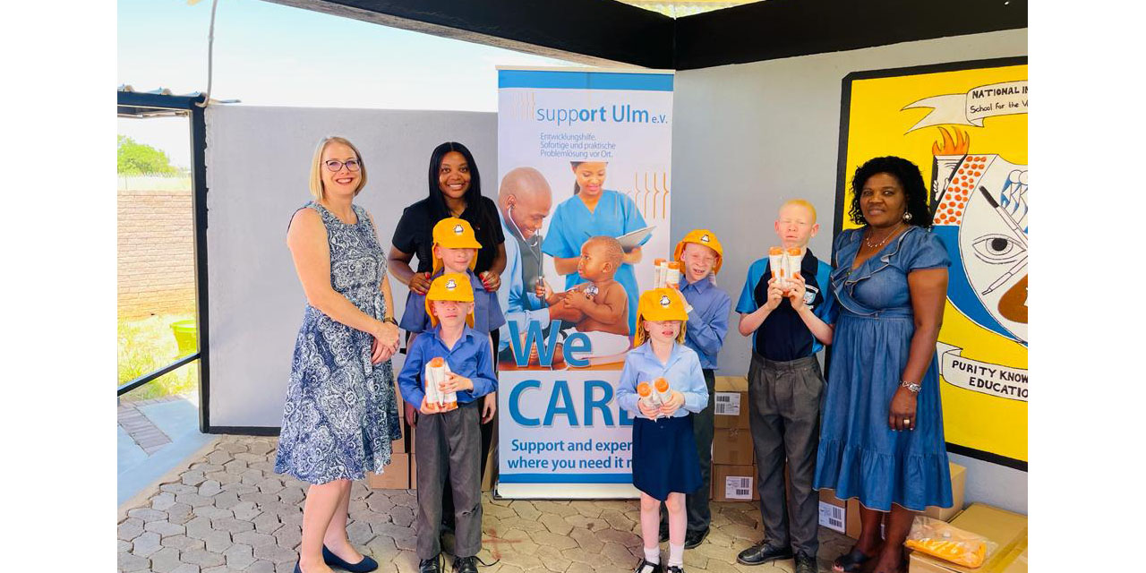 Albinism Foundation receives sunscreen worth N$ 3.1 million