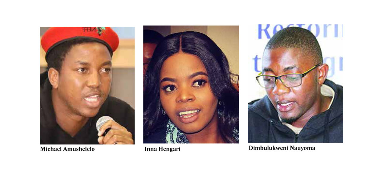 Amushelelo, Nauyoma and Hengari arrested after unemployment protest