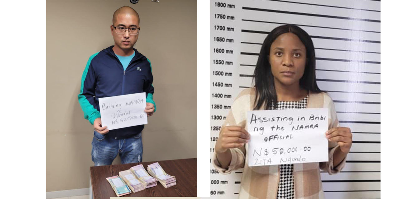 Two foreign nationals were arrested for attempted bribery