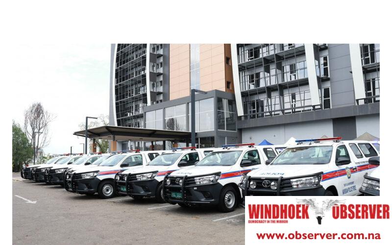 Nampol receives new vehicles to safeguard the festive season