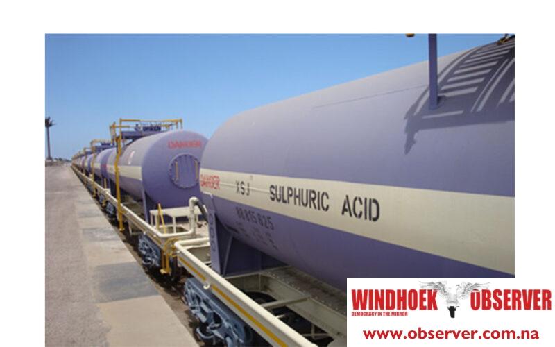 TransNamib moved 297 636t of acid in 2022
