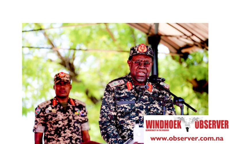 Geingob tells soldiers they are the ‘shield of the nation’