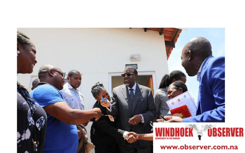 President hands over 89 MHDP houses in Swakopmund