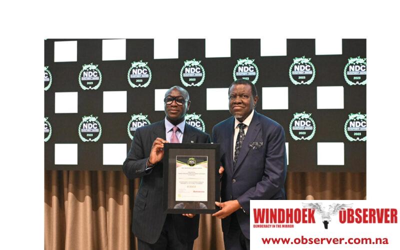 Geingob receives historic award at COP 28