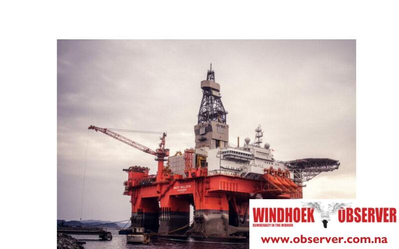 Oil rig leaves Namibia