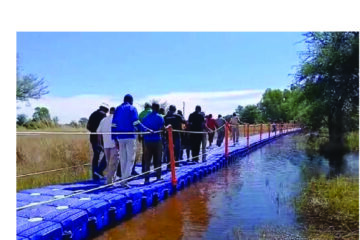 Floating bridges criticised as president stresses delivery