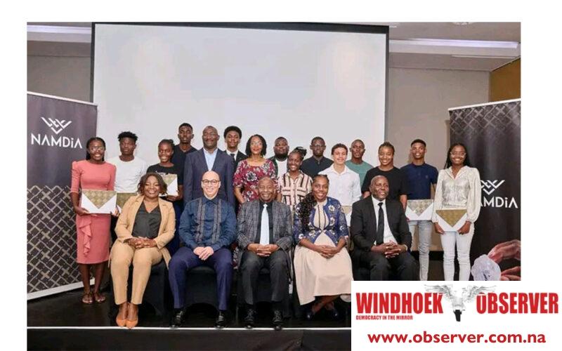 Namdia awards 14 bursaries worth N$2.8 million to 14 students