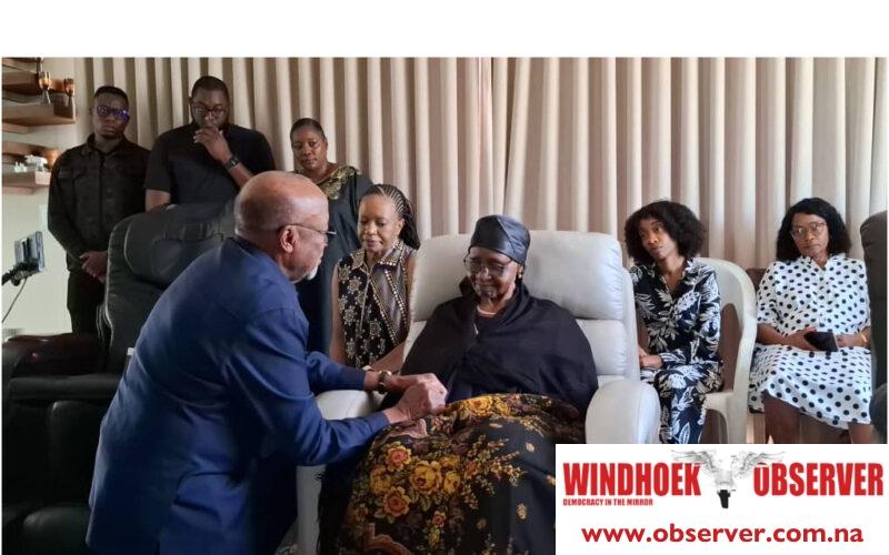 Nation stands with Nujoma family