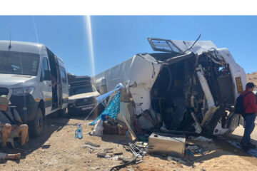 Horrific bus crash in the Namib claims two lives