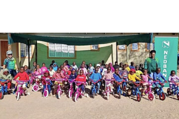 Desert Dash gifts Ovitoto kids with bicycles from proceeds