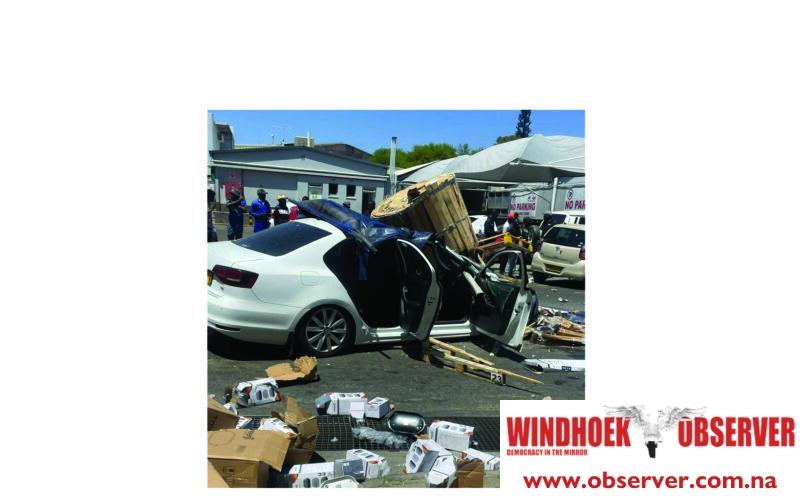 Brake failure causes Windhoek truck accident