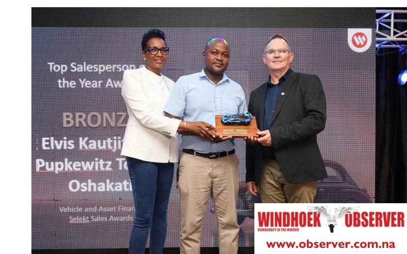 Bank Windhoek honours top car dealers in the north