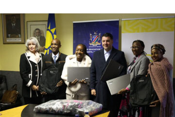 Cran donates laptops and sanitary pads to rural schools