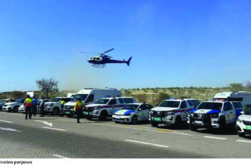 SA police convoy gets Nampol escort from Ariamsvlei to Swakopmund