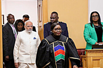 History made as Indian PM addresses Namibian Parliament