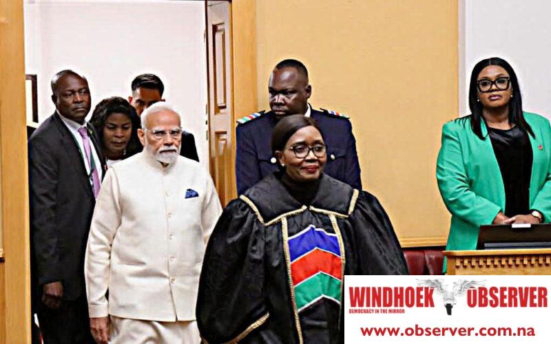 History made as Indian PM addresses Namibian Parliament