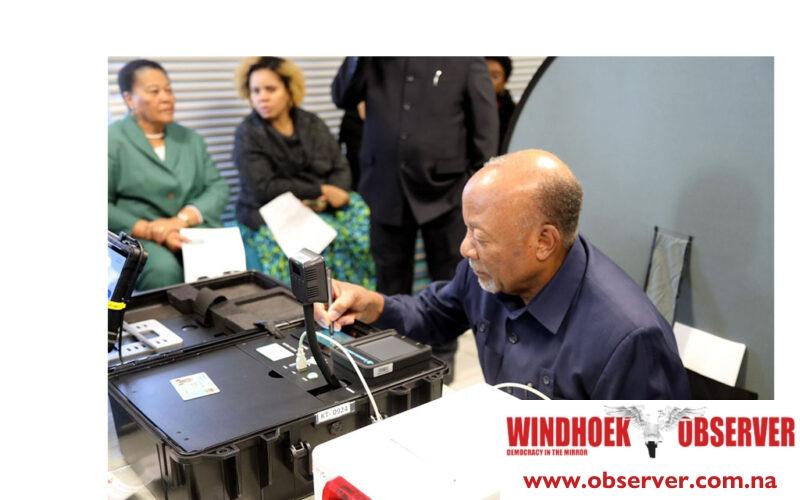 Leaders go out to register for voter cards