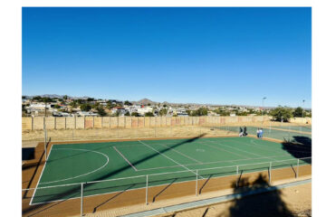 Netball court at Khomasdal Stadium gets a facelift