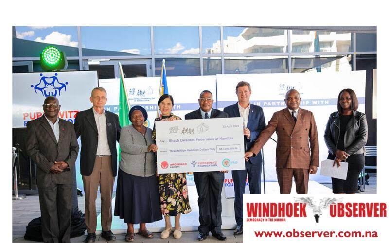 One million Namibians live in informal settlements