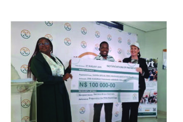 Nasria pledges N$350 000 to support Brave Warriors
