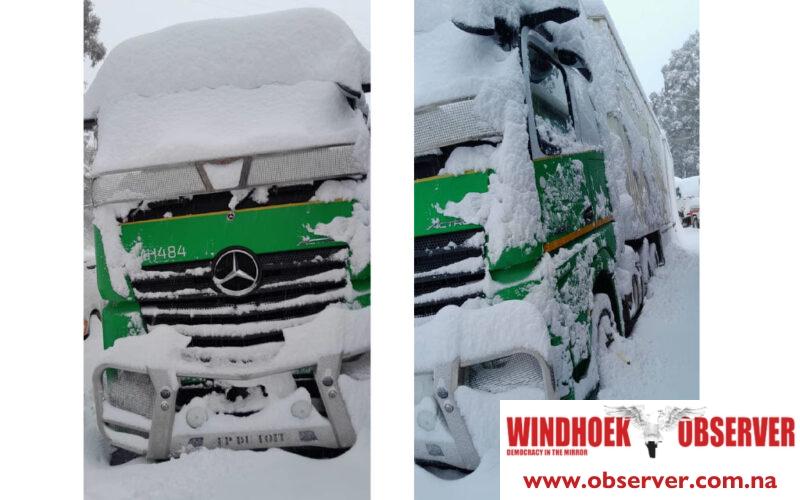 Namibian truckers return home safely after South African snowstorm