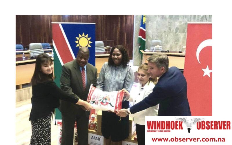 Turkey aids Namibia’s drought relief efforts with food donations