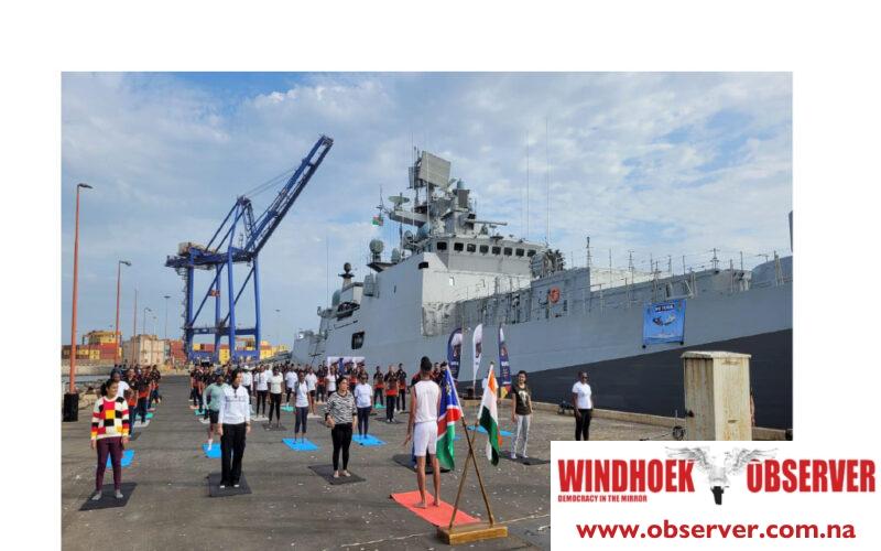 Indian warship visits Namibia